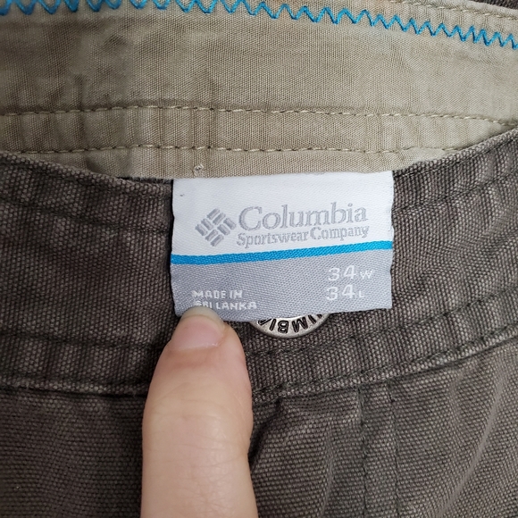 15) COLUMBIA Hiking Utility Lightweight Cargo Sz. 34W 34L - Picture 2 of 4